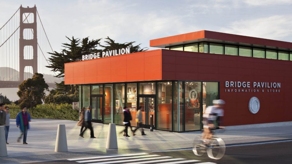 San Francisco venture Project Frog is setting out to disrupt the way buildings are created by utilising proprietary technology to overcome the inefficiencies of traditional construction. The Golden Gate Bridge Pavilion (pictured) is a free-span steel building produced in partnership with Golden Gate Bridge, Highway and Transportation District, the Golden Gate National Parks Conservancy, Fisher Development and Jensen Architects. It took nine weeks to install.