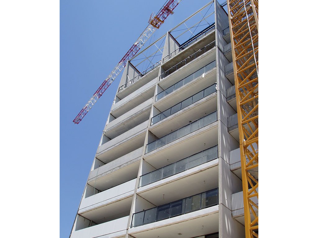 Campbell scheme – Apartments like these in Sydney’s Liverpool incorporate Humes’ precast floors and precast walls for their durable, fire-safe properties. 