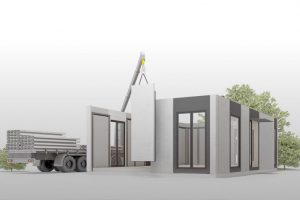 3D printed modular houses