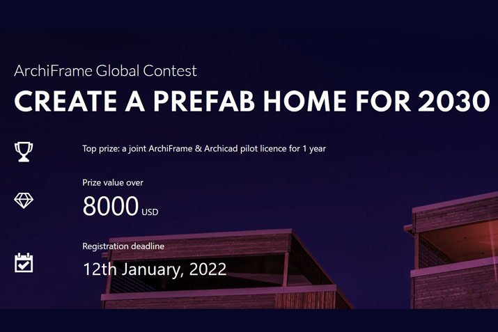 ArchiCAD create a prefabricated home competition