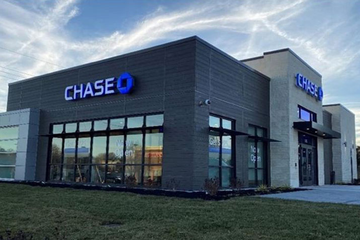 Chase Bank first modular constructed bank