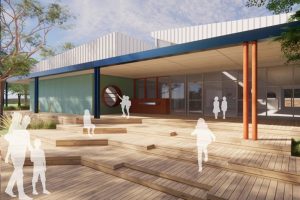 Sensum render of Stradbroke-School in South Australia