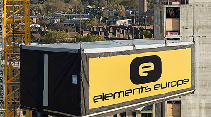 Elements Europe craning in modular construction