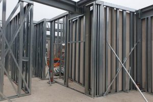 Intrastack steel-frame system for offsite construction