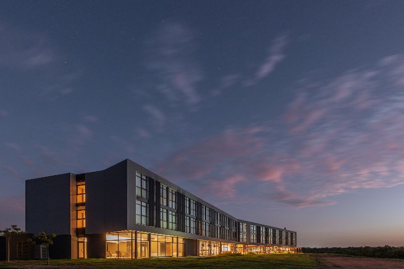 A hotel in Uruguay built with Vantem's panels.