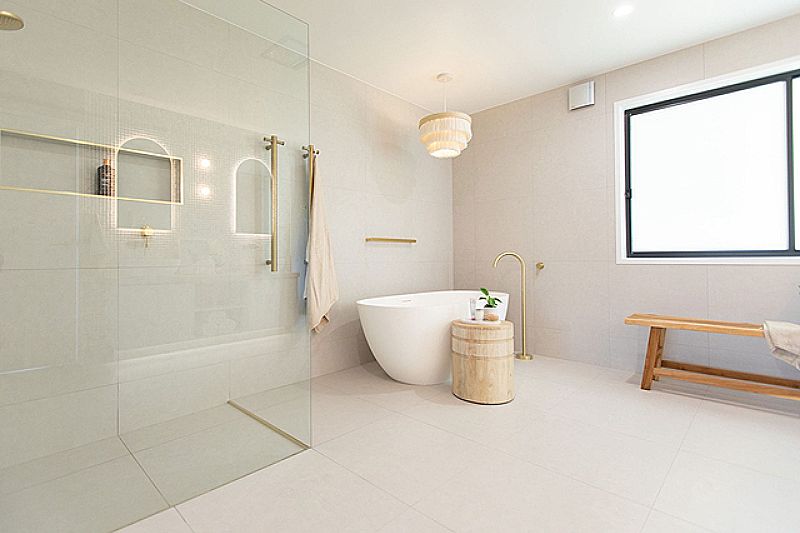 Bathroom from an Oly Homes’ award-winning project.